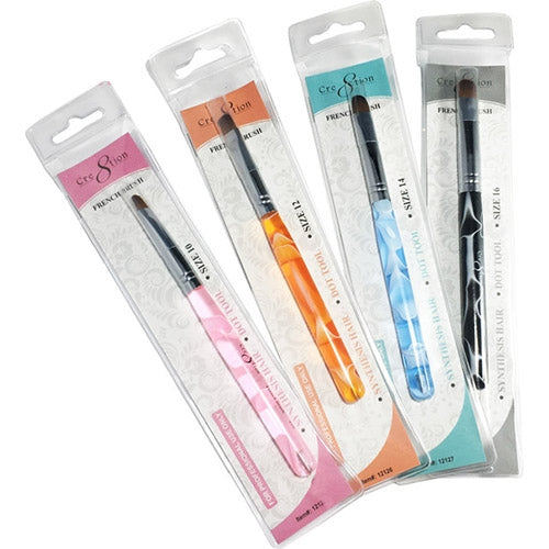Cre8tion French Brush Synthesis Hair Dot Tool Taille 10 12125