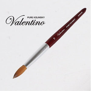 Pinceau Valentino Kolinsky Acrylique Bois de Cerisier Rouge #16 NB32216