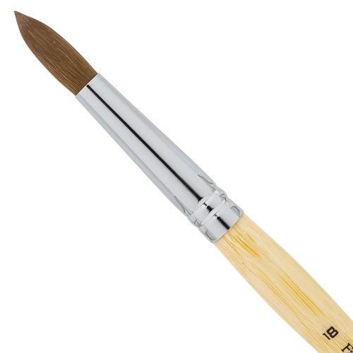 Americanails Pinceau Acrylique Faux Kolinsky Rond 18 FK0018