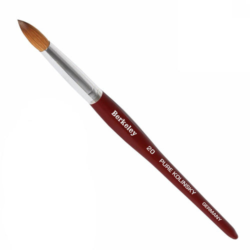 Berkeley 20 Pure Kolinsky 6SRedwood Chrome Virole NB341B-20