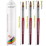 100% Kolinsky Sable Hair Acrylic & UV GeL Brush Set 50950