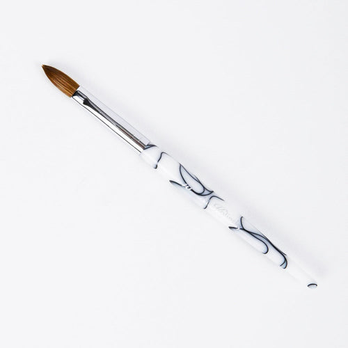 Pinceau acrylique Kolinsky A1 #10 Marbre blanc B-AW10