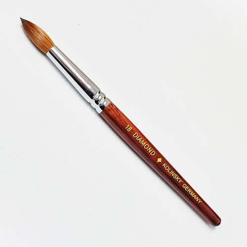 Pinceau acrylique Diamond Kolinsky Germany #18 BB-D18BR