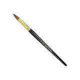 Pinceau acrylique KM Super Kolinsky ovale noir/or n°20, KM-BR20