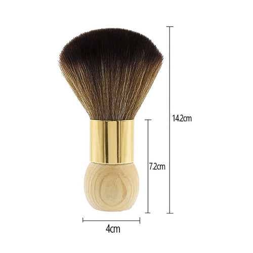 Brosses plumeau professionnelles, douces, manche en bois, 76356