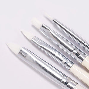 Cuccio Gel Brush Nylon Bristles 4PK Set 719296