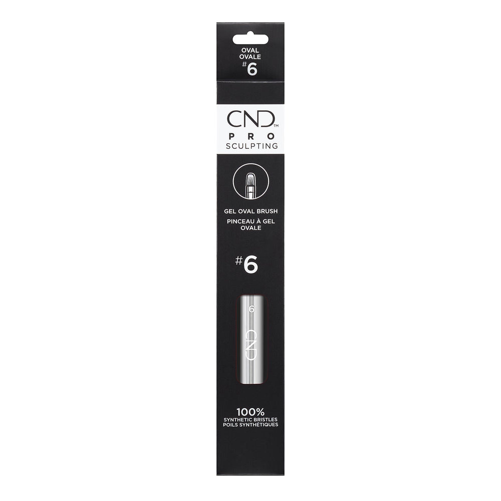 CND Pro Sculpting Gel Oval Brush #6 01768