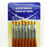 Berkeley 8 pinceaux Art français dégradé Ombre Style AB540