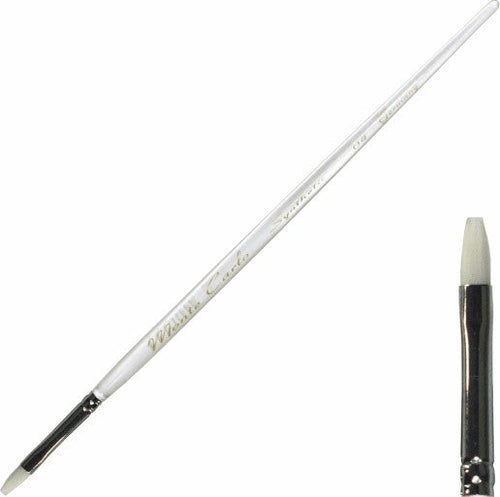 Pinceau gel synthétique Monte Carlo blanc - Taille n°4 - GB214