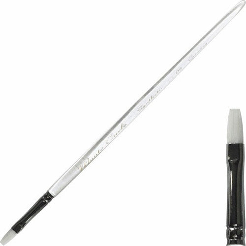Pinceau en gel synthétique Monte Carlo blanc - Taille n°6 - GB216