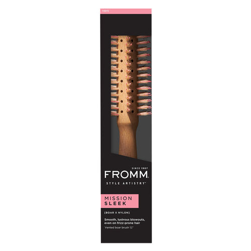 FROMM Mission Sleek Wood Brush Small .75" Barrel F2072