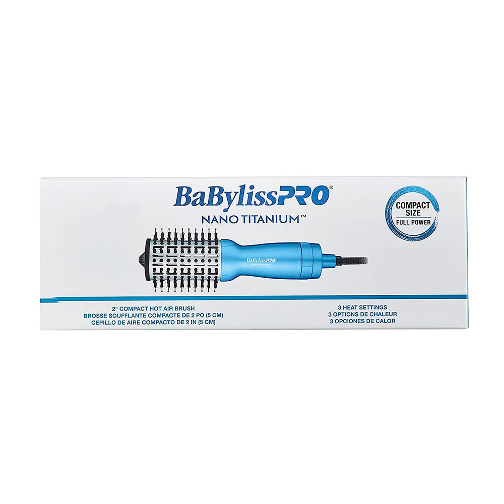 Brosse chauffante compacte BabylissPRO Nano Titanium 2" 47564