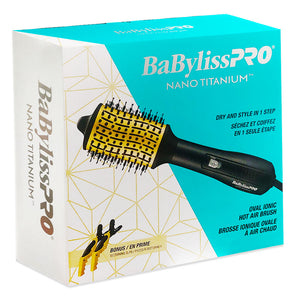 Brosse soufflante ovale ionique Nano Titanium BaBylissPRO 47659