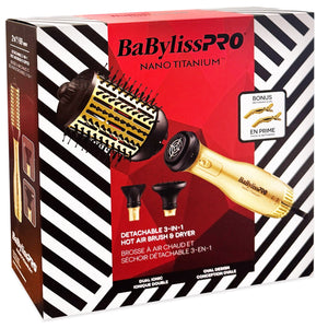 BaBylissPRO NT Brosse Soufflante et Séchoir Détachables 3-EN-1 51253