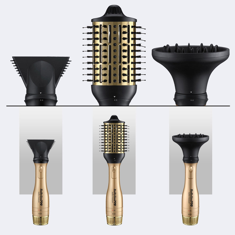 BaBylissPRO NT Brosse Soufflante et Séchoir Détachables 3-EN-1 51253