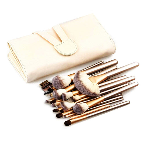 Zoe Ayla Ensemble de 24 pinceaux de maquillage professionnels 24-100-BE/00015
