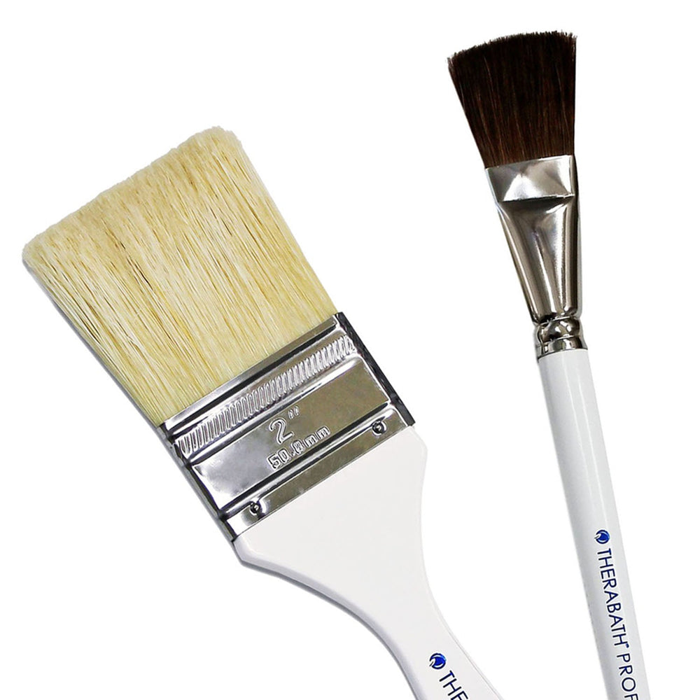Lot de pinceaux variés pour application de paraffine Therabath - 2214