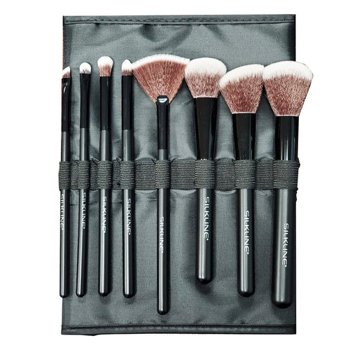 Silkline Ensemble de pinceaux de maquillage 8 pièces SLMUBR8SETC/02719