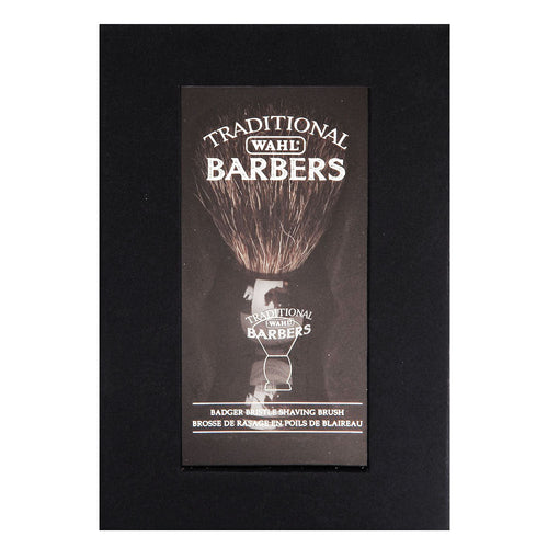 Brosse à raser Wahl Traditional Barbers en poil de blaireau n°56768
