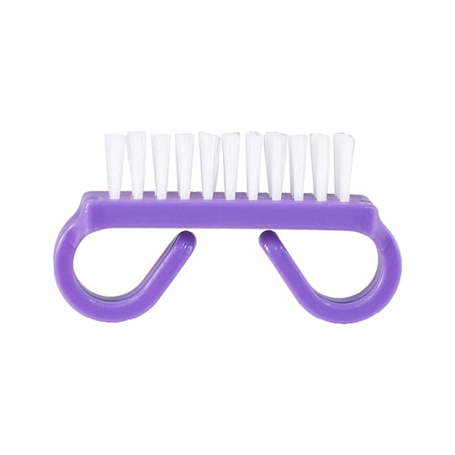 Brosse à ongles Dukal Manche violet/Nylon blanc NB3381 01336