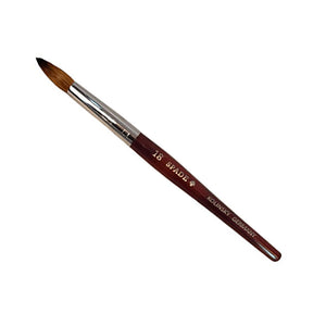 Pinceau acrylique Spade Kolinsky Allemagne #18 Marron B-TS18BR