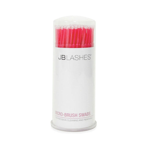 Coton-tiges micro-brosses roses JB, pointe moyenne 2 mm, 100 pièces JBA1055