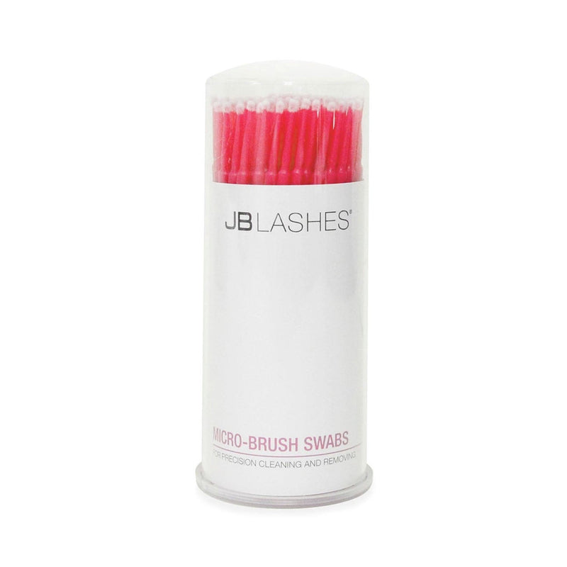 Coton-tiges micro-brosses roses JB, pointe moyenne 2 mm, 100 pièces JBA1055