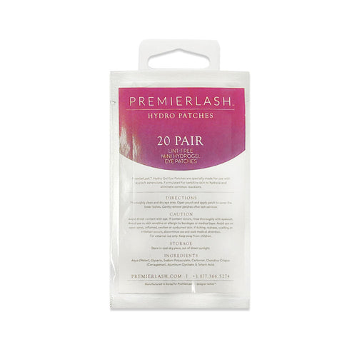 Premierlash Mini patchs oculaires hydrogels non pelucheux 20 paires 80036