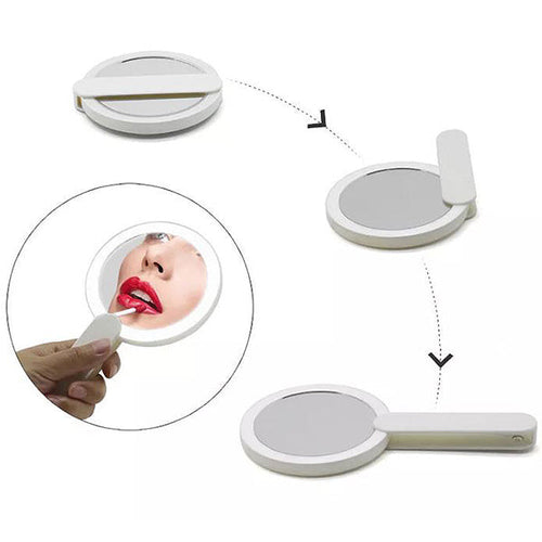 Miroir compact portable Premierlash à LED PL-209-PS 80679