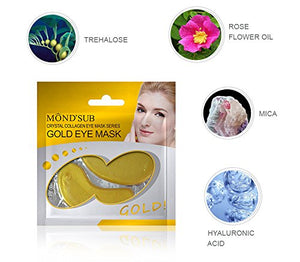 Mond'Sub Crystal Collagen Gold Eye Mask 10PK 92593