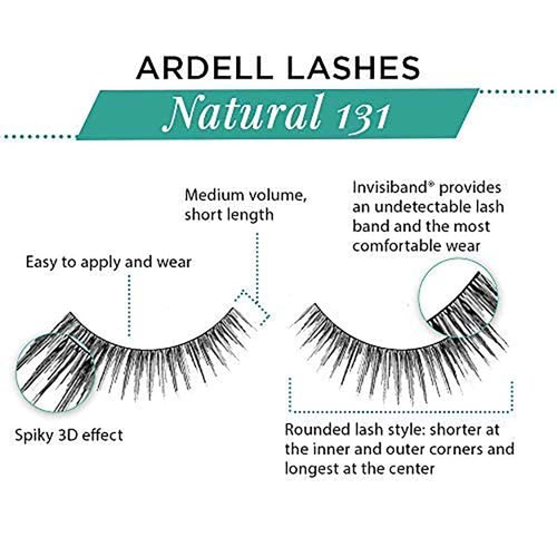 Ardell Natural Lashes - 131 Black #65006