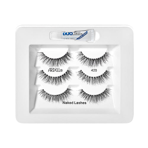 Ardell Lot de 3 paires de faux cils Holiday Naked Lashes 36725