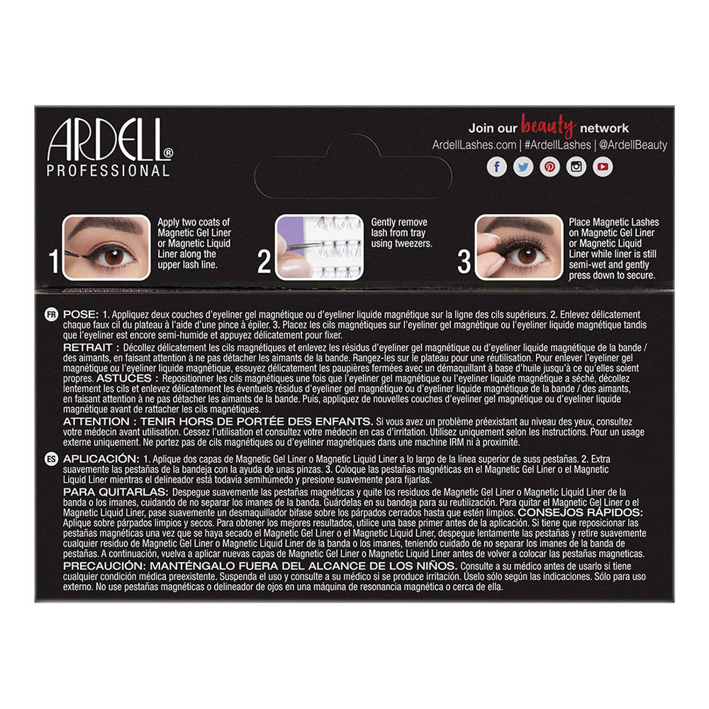 Ardell Magnetic Individuals Lashes - Short Black 56180