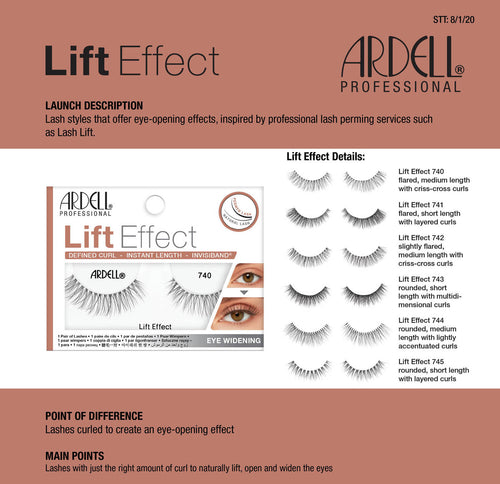 Ardell Lift Effect Faux Cils 1 Paire - 740 Noir 62612