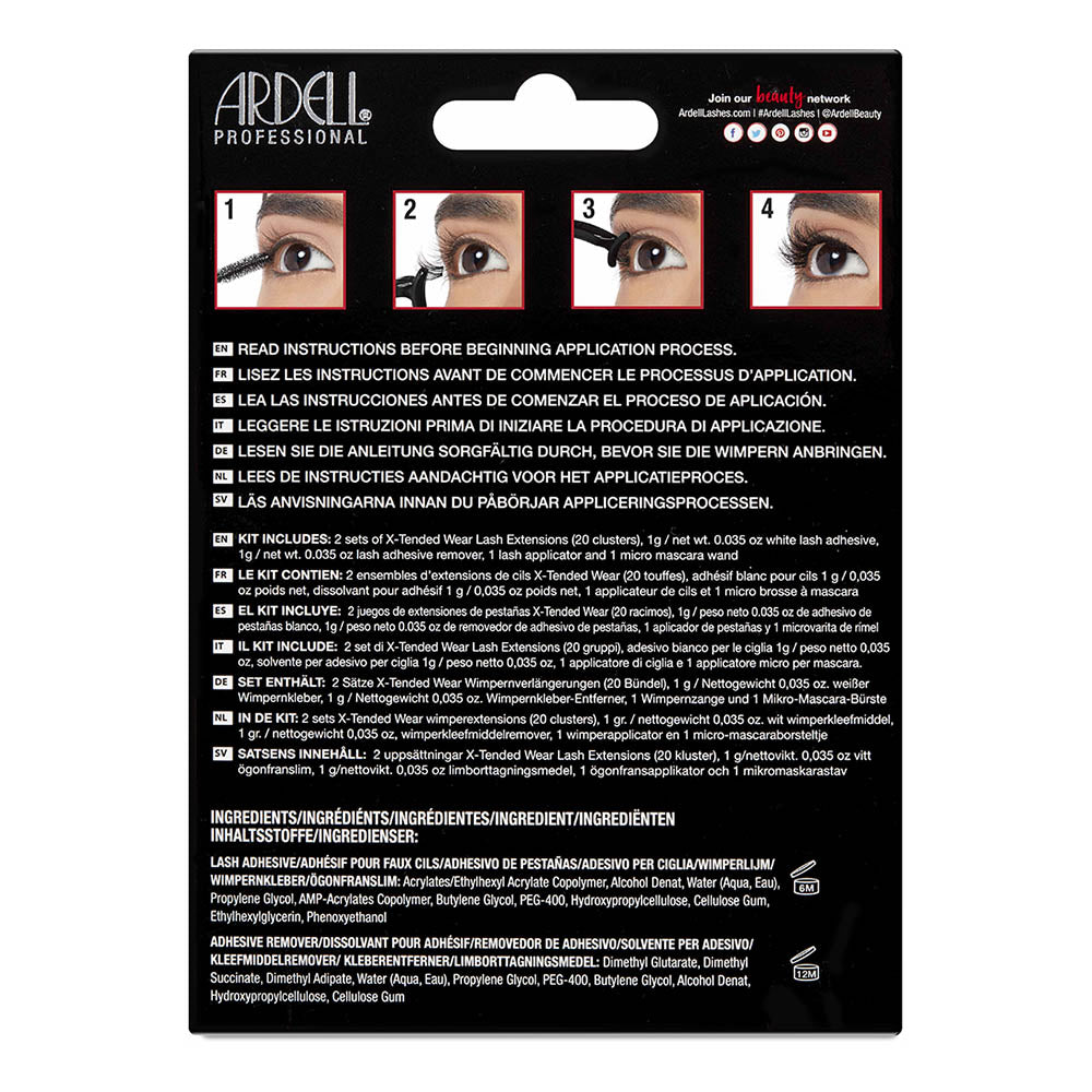 Kit de cils Ardell X-Tended Wear - 105 Noir 64102