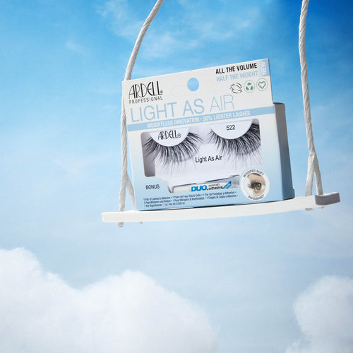 Ardell Light As Air Lashes W/Duo 1 Pair - 522 Black 64171