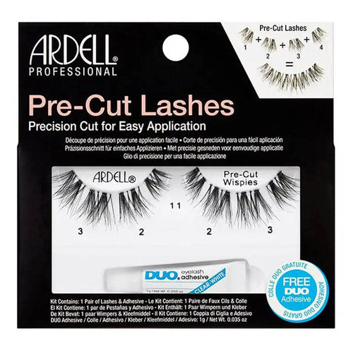 Ardell Faux Cils Prédécoupés 1 Paire - Wispies Prédécoupés Noir 67463