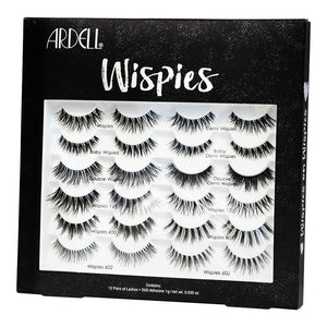 Ardell Wispies 12 paires de faux cils, colle Duo 1g - 71213