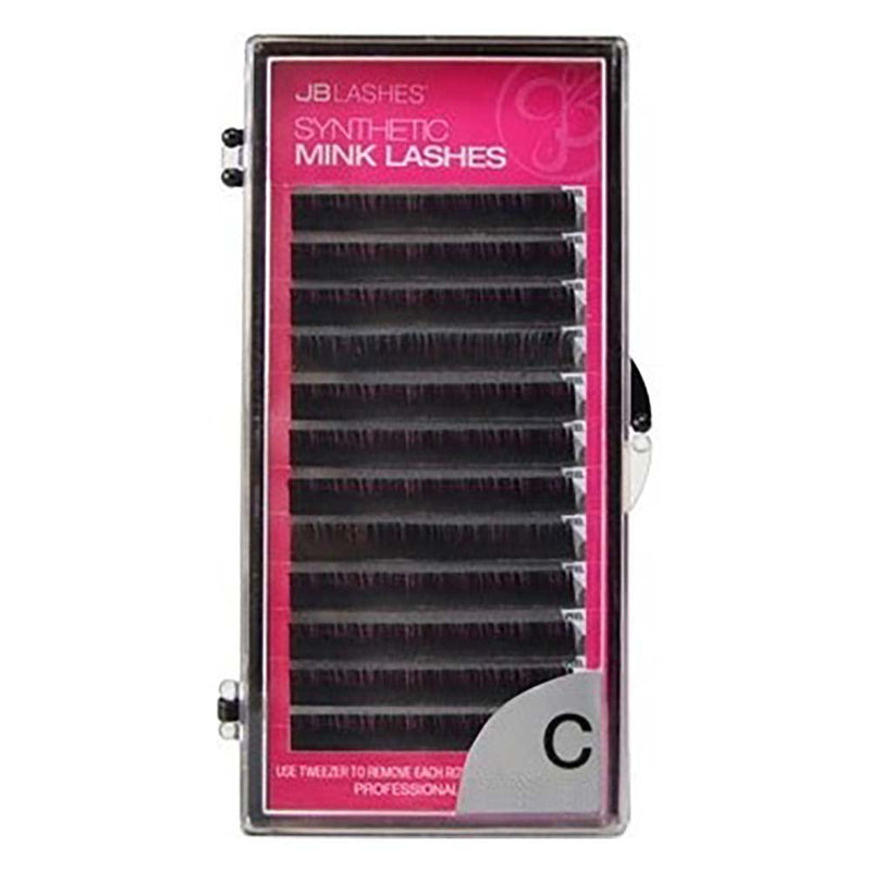 Cils JB C-Curl, Vison, Noir, 0,07 x 9mm JBMC0709