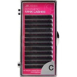 JB C-Curl, Mink Lashes, Black, 0.15 x 14mm JBMC1514