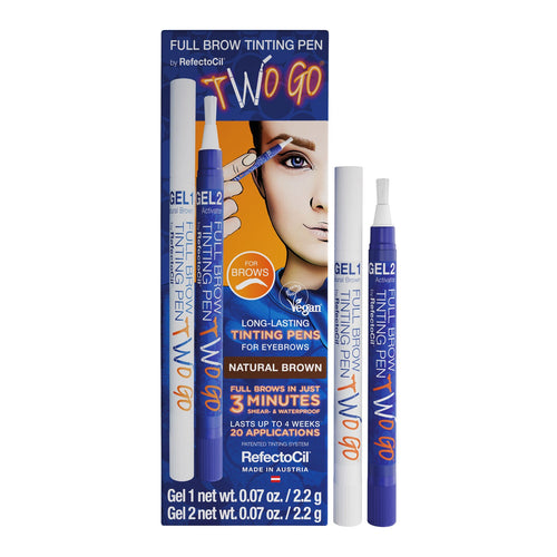 RefectoCil Full Brow Tinting Two Go Pens Natural Brown 2.2g
