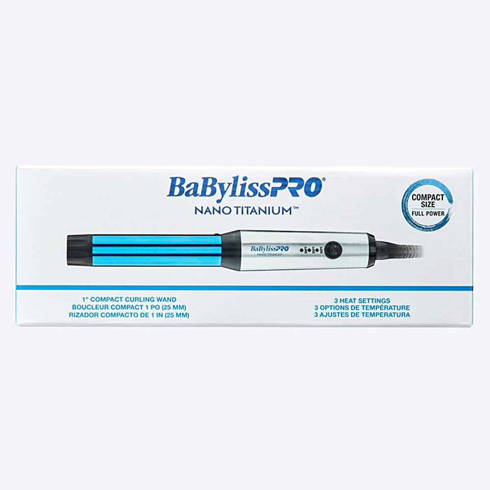 Fer à friser compact Nano Titanium de 1 po BaBylissPRO 47520