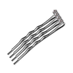 BaBylissPRO Bobby Pins With Crystals 2" 4pcs - 36575