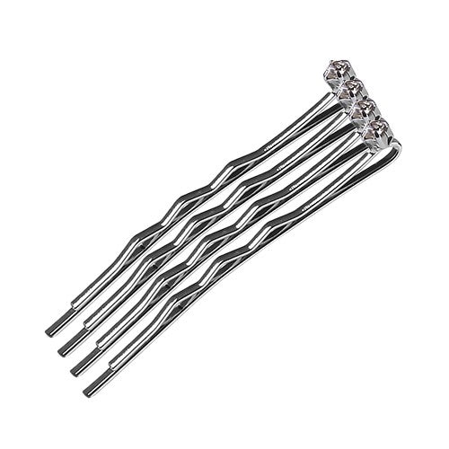 BaBylissPRO Épingles à Cheveux avec Cristaux 2" 4 pces - 36575
