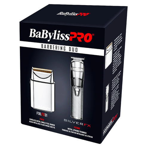 BaBylissPRO Ensemble de tondeuse de finition et de détail SilverFX BARBK1C/42795