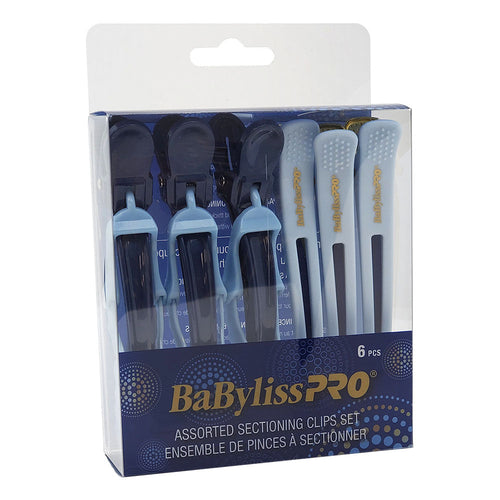 BaBylissPRO Pinces de séparation assorties 6 pces BESPRO46RYC 46059