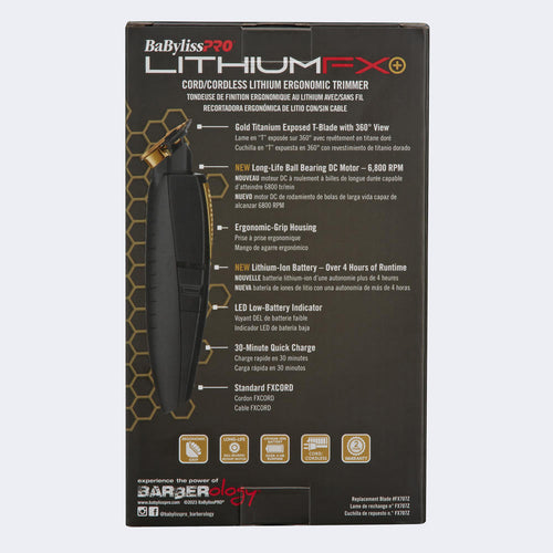 BabylissPRO LithiumFX Cord/Cordless Trimmer FX773N 46681