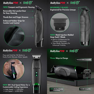 BaBylissPRO Tomb 45 Wireless-Charging Trimmer FXT45T