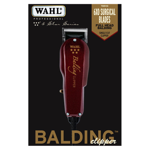 Wahl Tondeuse de coupe chauve 5 étoiles avec 2 guides et moteur V5000 56164