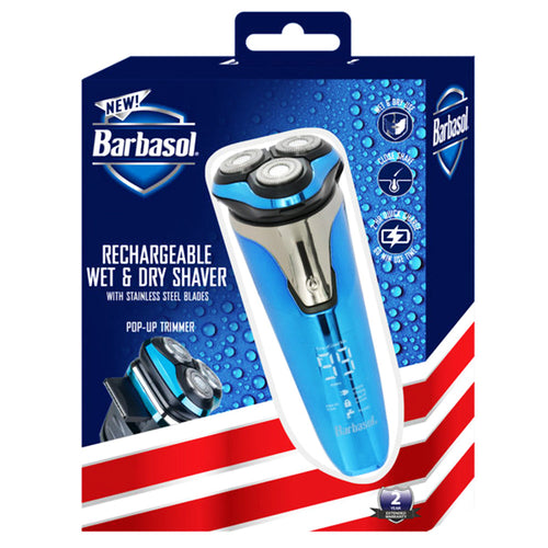 Barbasol Rasoir rechargeable humide et sec CBR1-1003-BLB 84002
